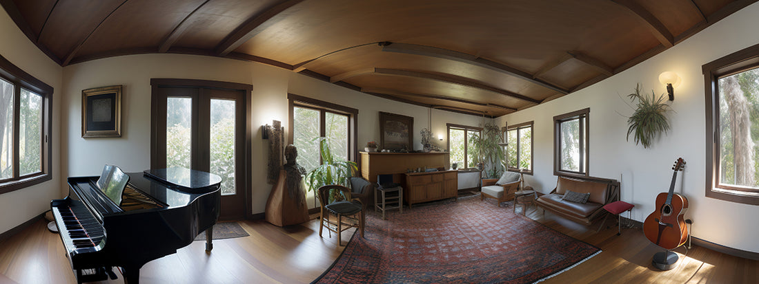 Panoramic Security with a Single Camera