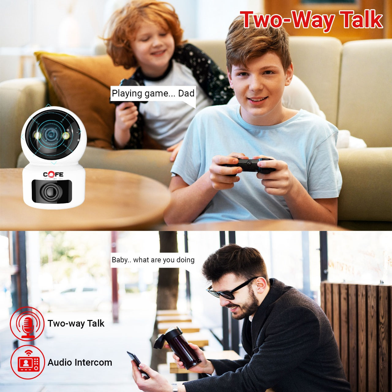 CF-W-03RB2 (Wi-Fi) (Dual lens Robo Cam)